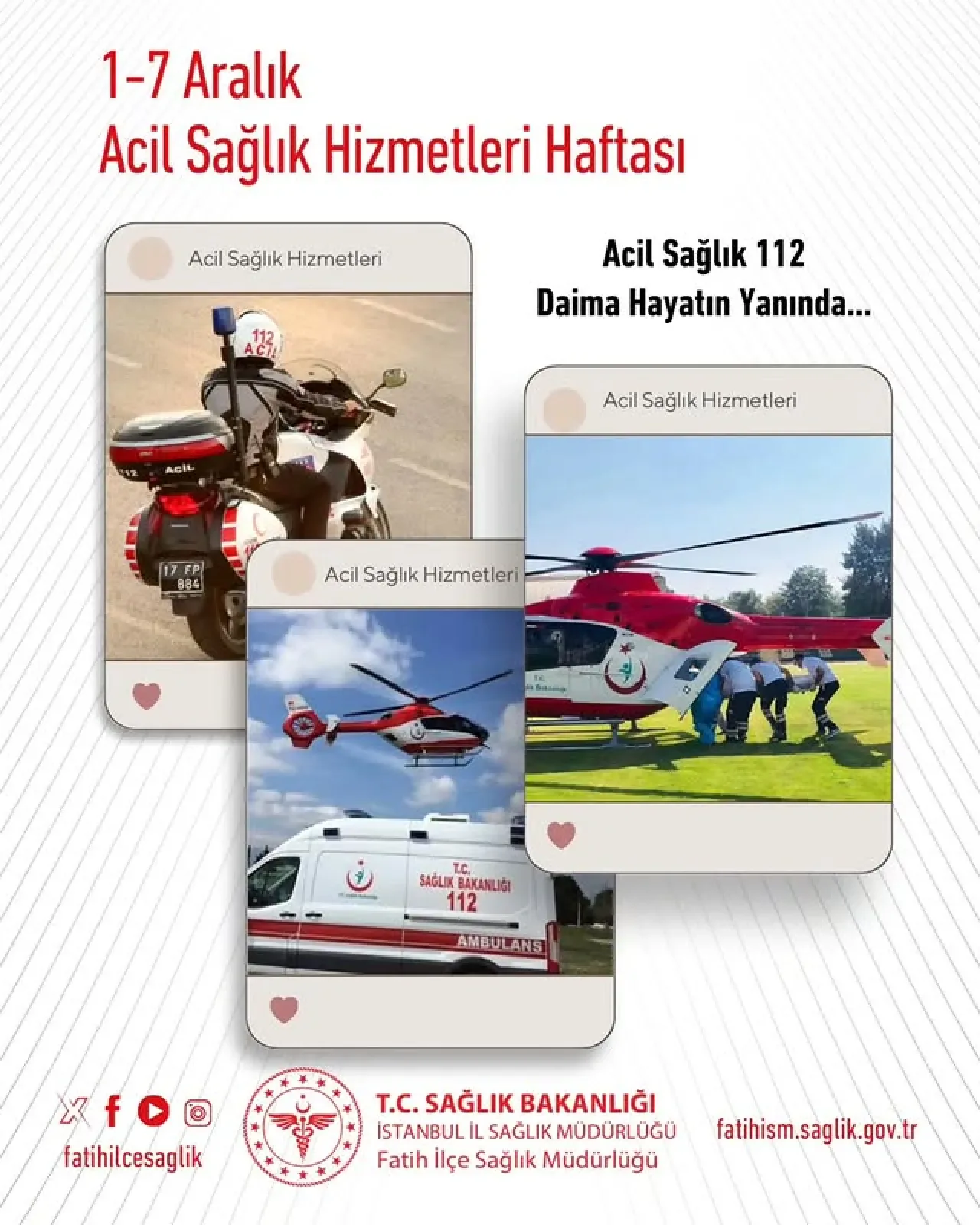 Acil Sağlık Hizmetleri Haftası'nda 112 Ekiplerine Büyük Takdir Acil Sağlık Hizmetleri Haftası'nda 112 Ekiplerine Büyük Takdir