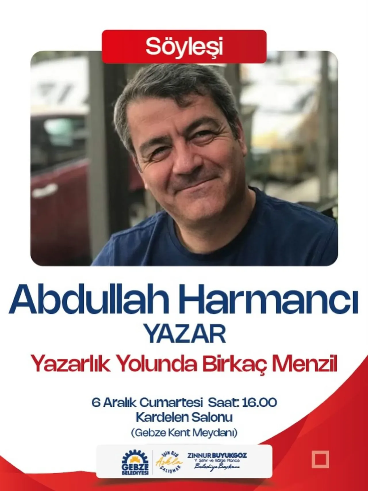 Gebze'de Öyküseverler Yazar Abdullah Harmancı ile Buluşuyor Gebze'de Öyküseverler Yazar Abdullah Harmancı ile Buluşuyor