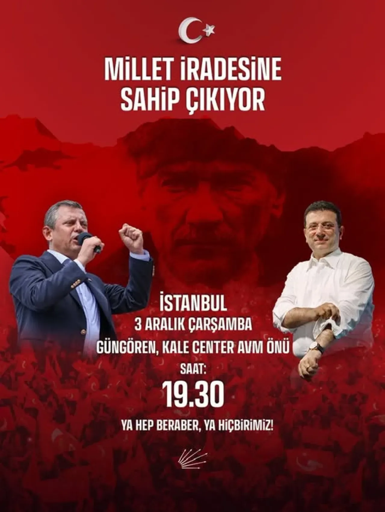 CHP'li Sümer, Güngören'de İmamoğlu ve Tutsaklar İçin Meydanlarda Olacaklarını Duyurdu CHP'li Sümer, Güngören'de İmamoğlu ve Tutsaklar İçin Meydanlarda Olacaklarını Duyurdu