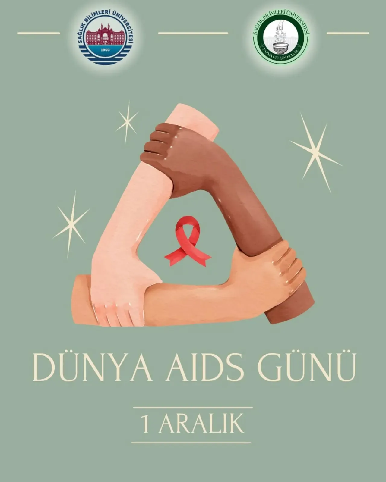 1 Aralık Dünya AIDS Günü'nde Farkındalık Vurgusu 1 Aralık Dünya AIDS Günü'nde Farkındalık Vurgusu