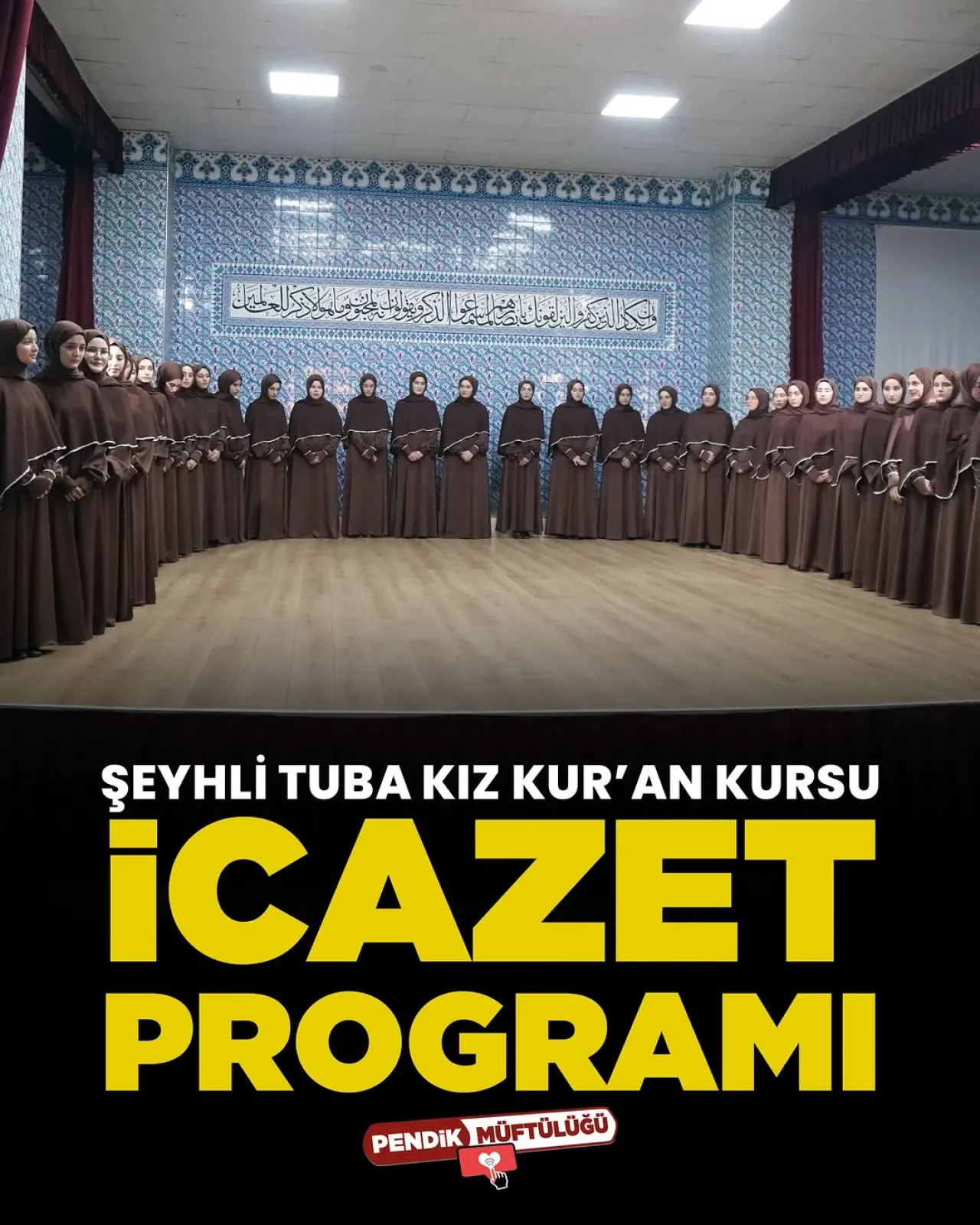 Pendik'te 36 Kız Öğrenci Hafızlık İcazetlerini Aldı Pendik'te 36 Kız Öğrenci Hafızlık İcazetlerini Aldı