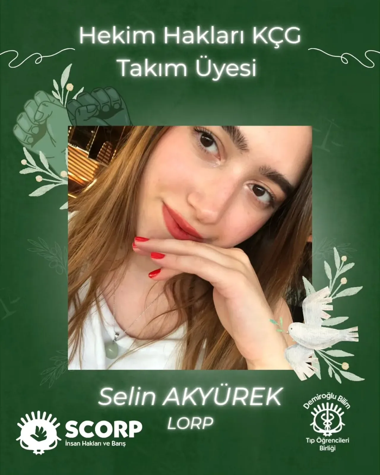 Ulusal Hekim Hakları Çalışmalarına Yeni Takım Üyesi Ulusal Hekim Hakları Çalışmalarına Yeni Takım Üyesi