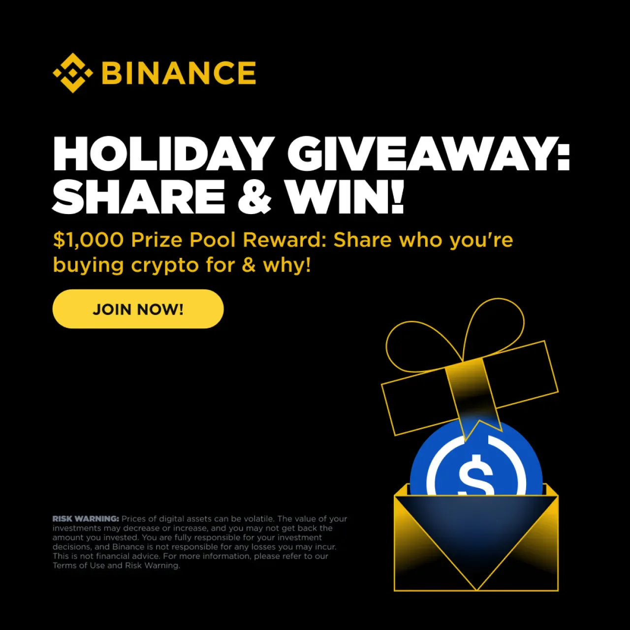 Binance Son Gün 1.000 USDC Ödül Havuzunu Kaçırmayın Binance Son Gün 1.000 USDC Ödül Havuzunu Kaçırmayın