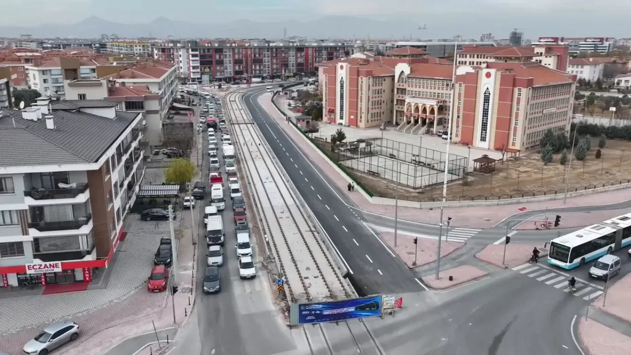 Konya Şehir Hastanesi Raylı Sisteme Kavuşuyor Konya Şehir Hastanesi Raylı Sisteme Kavuşuyor
