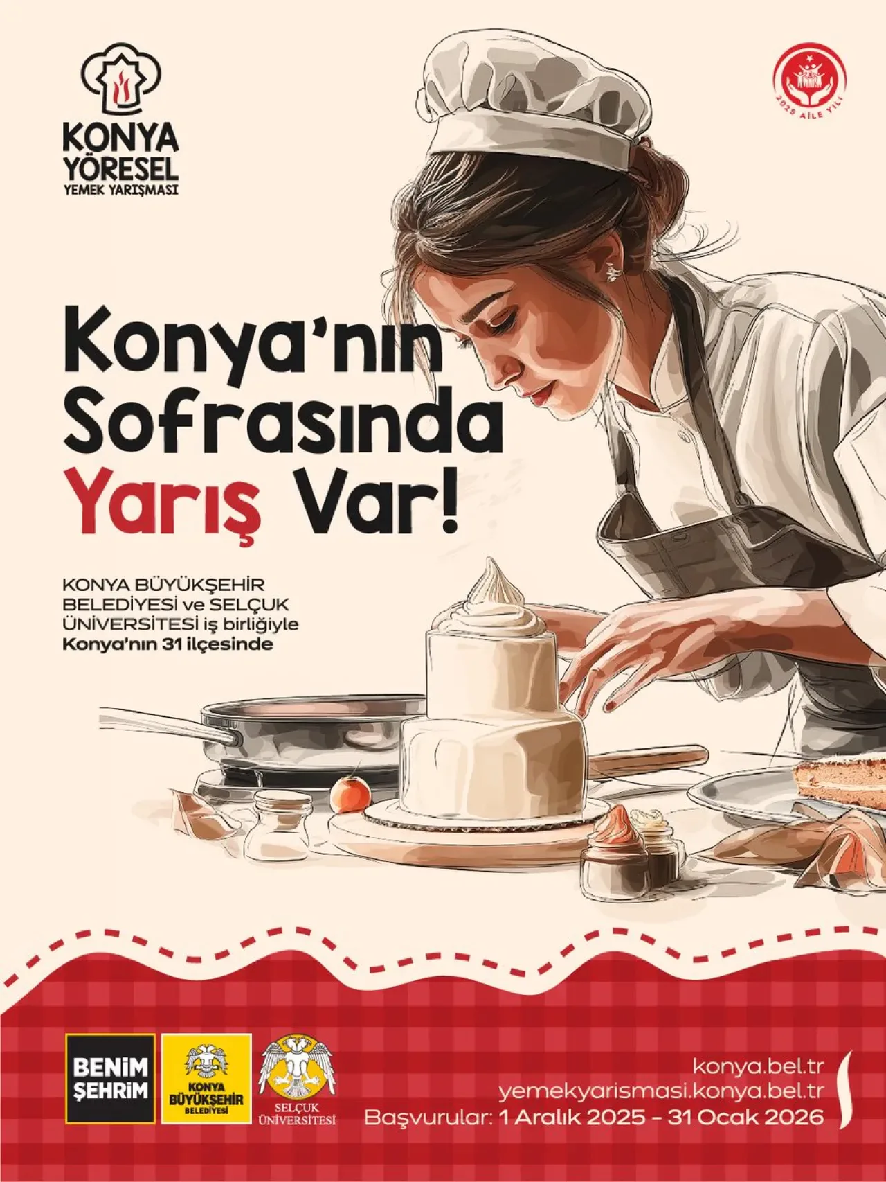 Konya'nın 31 İlçesinde Lezzet Yarışı Başlıyor Konya'nın 31 İlçesinde Lezzet Yarışı Başlıyor