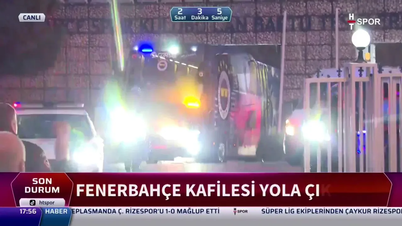 Fenerbahçe, Konak Stadyumu'na Doğru Yola Çıktı Fenerbahçe, Konak Stadyumu'na Doğru Yola Çıktı