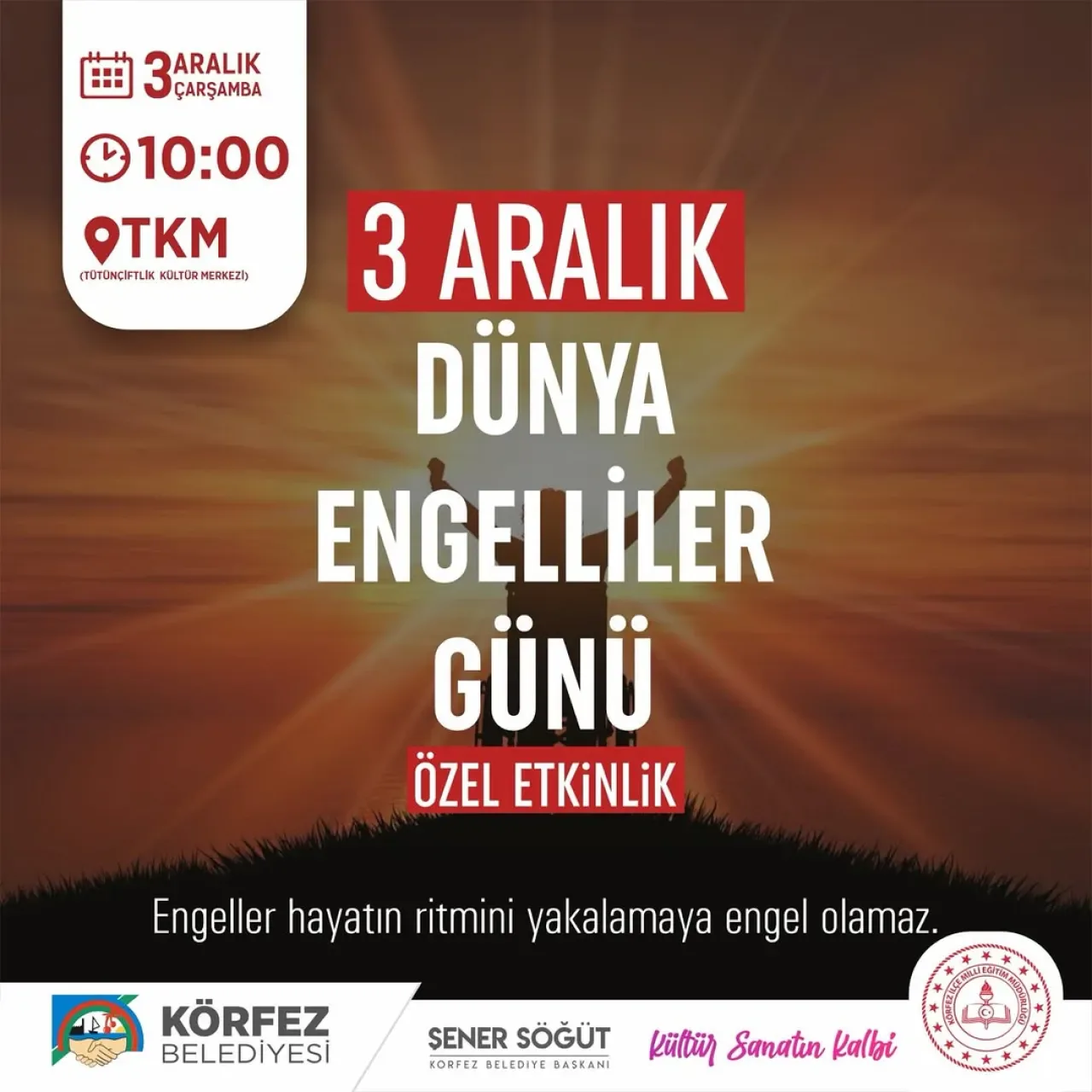 3 Aralık Dünya Engelliler Günü'nde Anlamlı Etkinlik: Engeller Sevgi ve Dayanışma ile Aşılıyor 3 Aralık Dünya Engelliler Günü'nde Anlamlı Etkinlik: Engeller Sevgi ve Dayanışma ile Aşılıyor