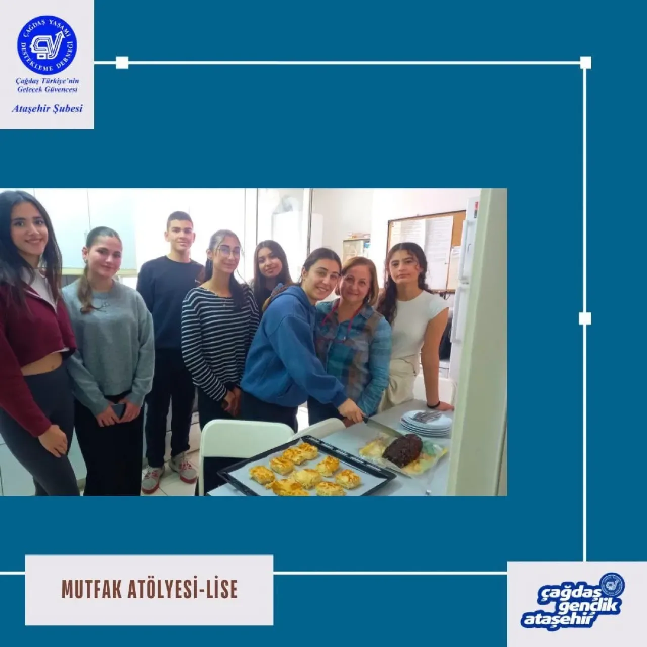 Atölye Mutfağında Gençlerin Yaratıcılığı Pasta ile Buluştu Atölye Mutfağında Gençlerin Yaratıcılığı Pasta ile Buluştu
