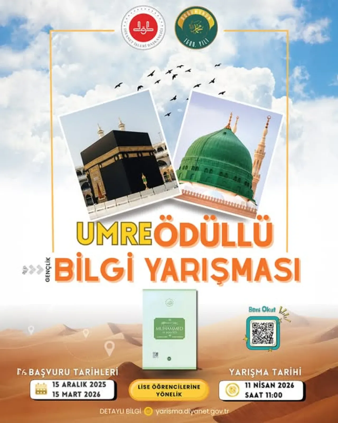 Adana'da Umre Ödüllü Gençlik Bilgi Yarışması Başlıyor Adana'da Umre Ödüllü Gençlik Bilgi Yarışması Başlıyor