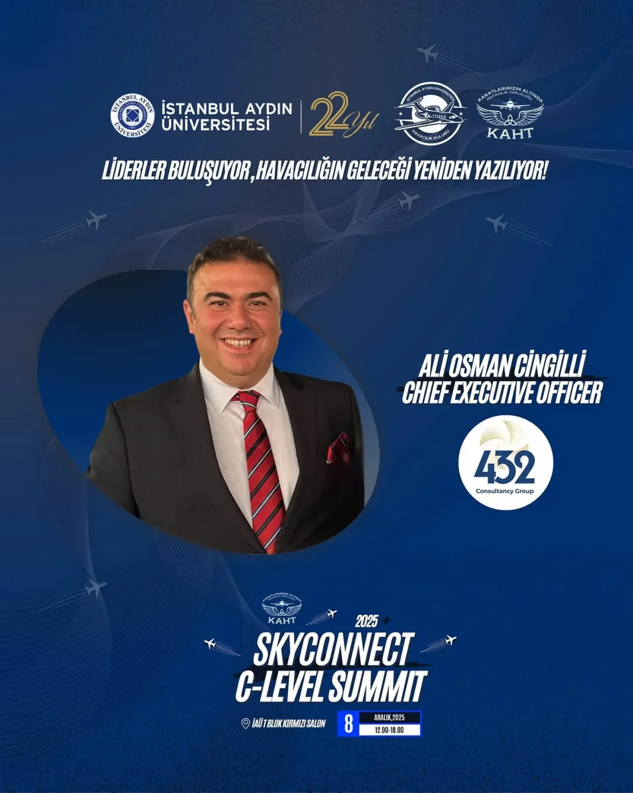 İAÜ Havacılık Kulübü, Sektör Lideri Ali Osman Cingilli'yi Ağırlıyor İAÜ Havacılık Kulübü, Sektör Lideri Ali Osman Cingilli'yi Ağırlıyor
