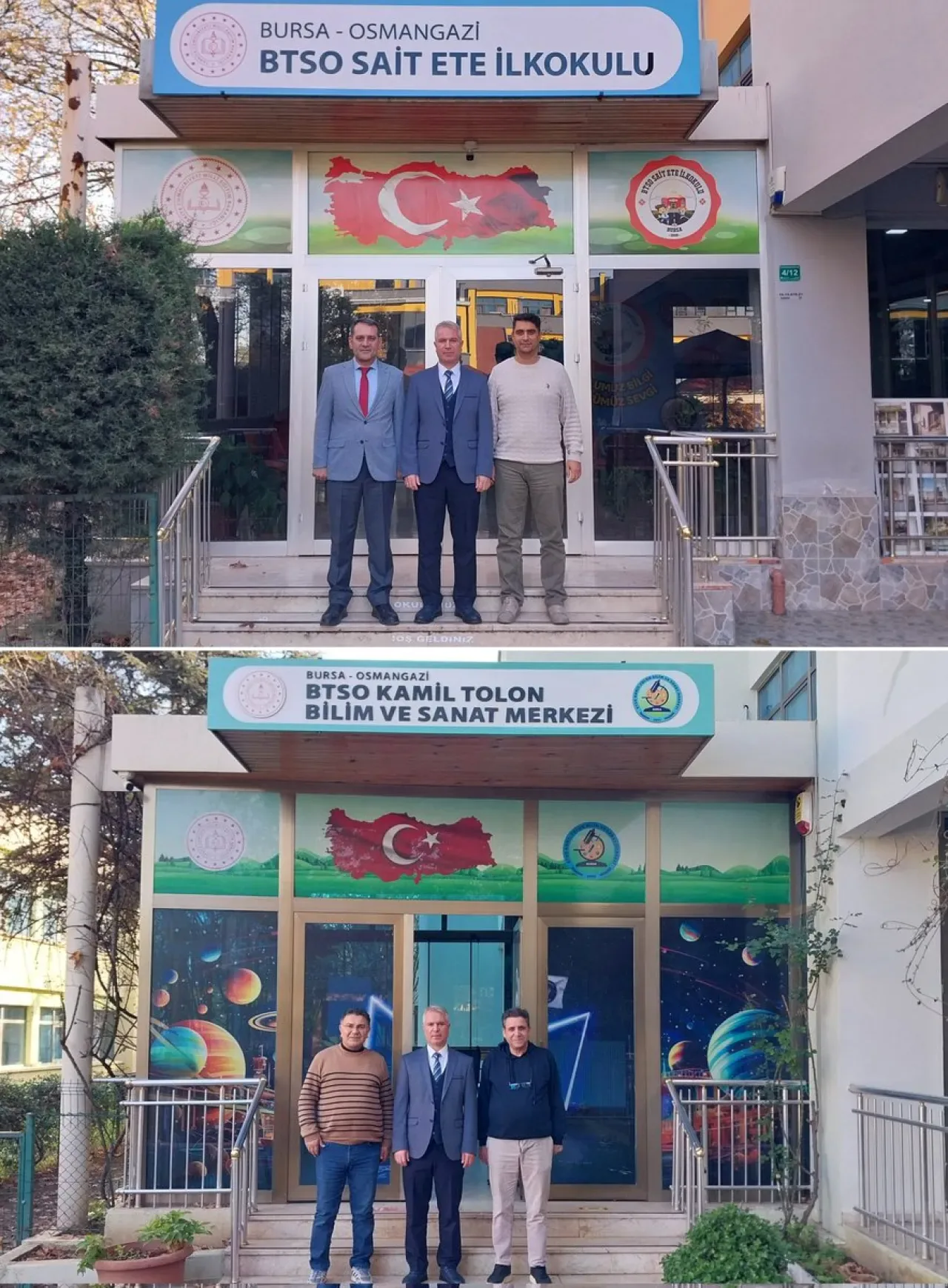 Bursa Osmangazi'de Eğitim Kurumlarına Ziyaret Bursa Osmangazi'de Eğitim Kurumlarına Ziyaret