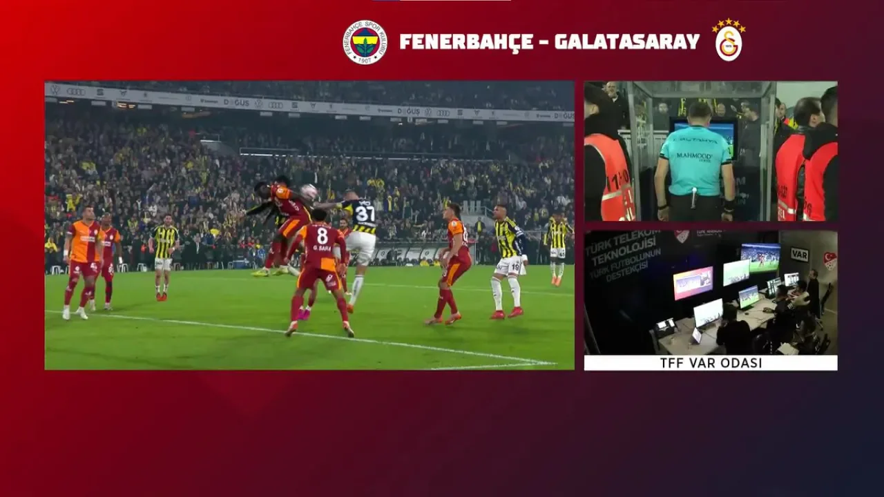 Fenerbahçe - Galatasaray Derbisinde İptal Edilen Golün VAR Görüşmesi Açıklandı Fenerbahçe - Galatasaray Derbisinde İptal Edilen Golün VAR Görüşmesi Açıklandı