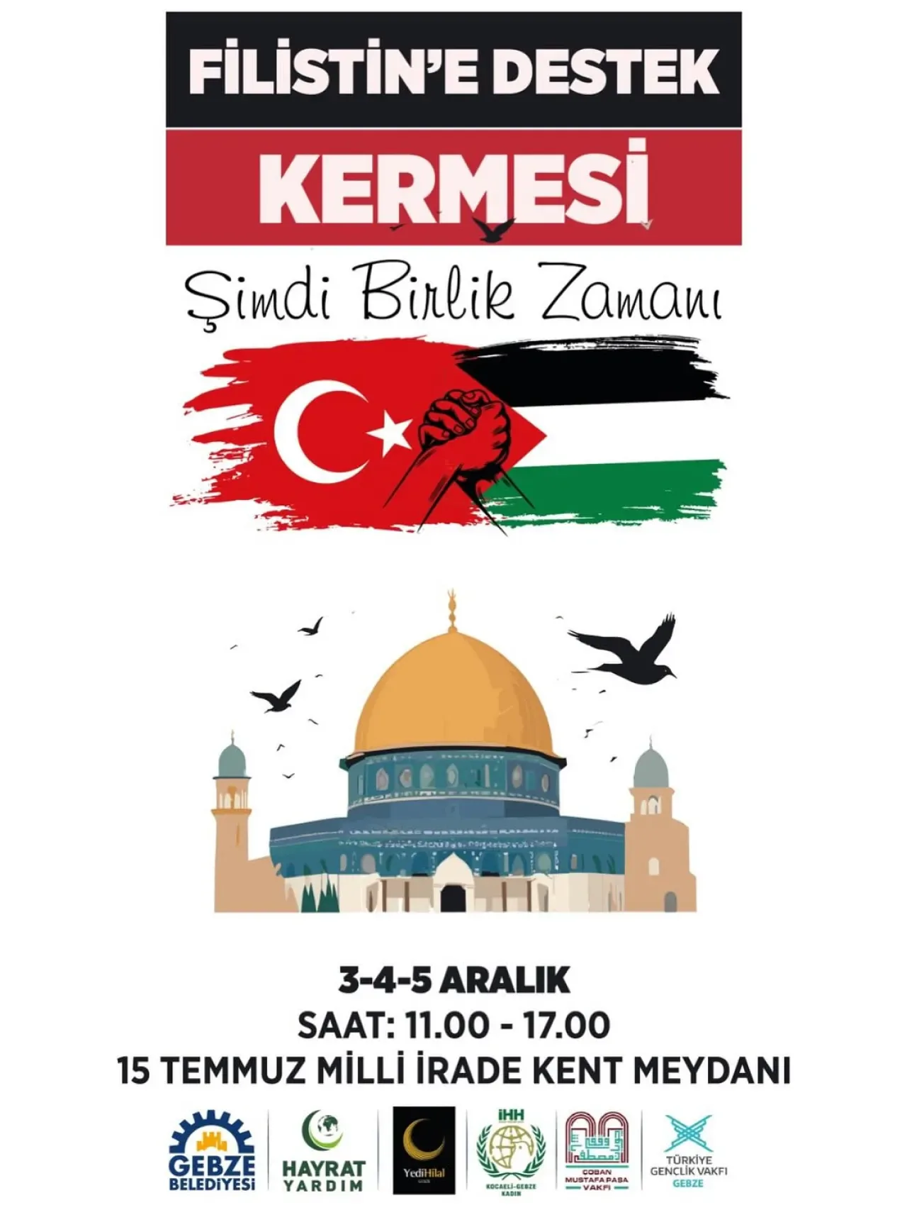 Gebze Belediyesi Filistin İçin Kermes Düzenliyor Gebze Belediyesi Filistin İçin Kermes Düzenliyor