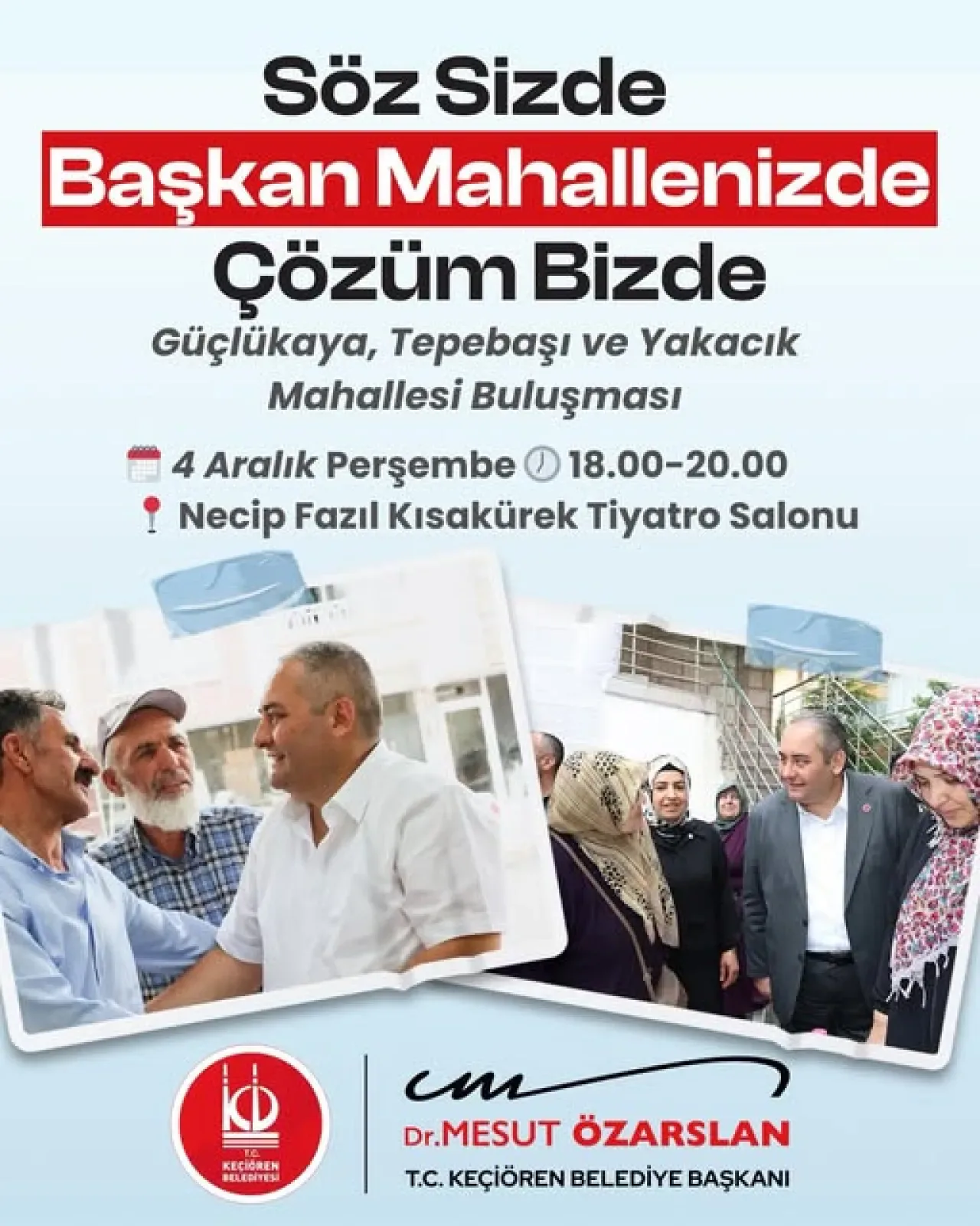 CHP'li Özarslan, Keçiören'de Mahalle Buluşmalarına Devam Ediyor CHP'li Özarslan, Keçiören'de Mahalle Buluşmalarına Devam Ediyor