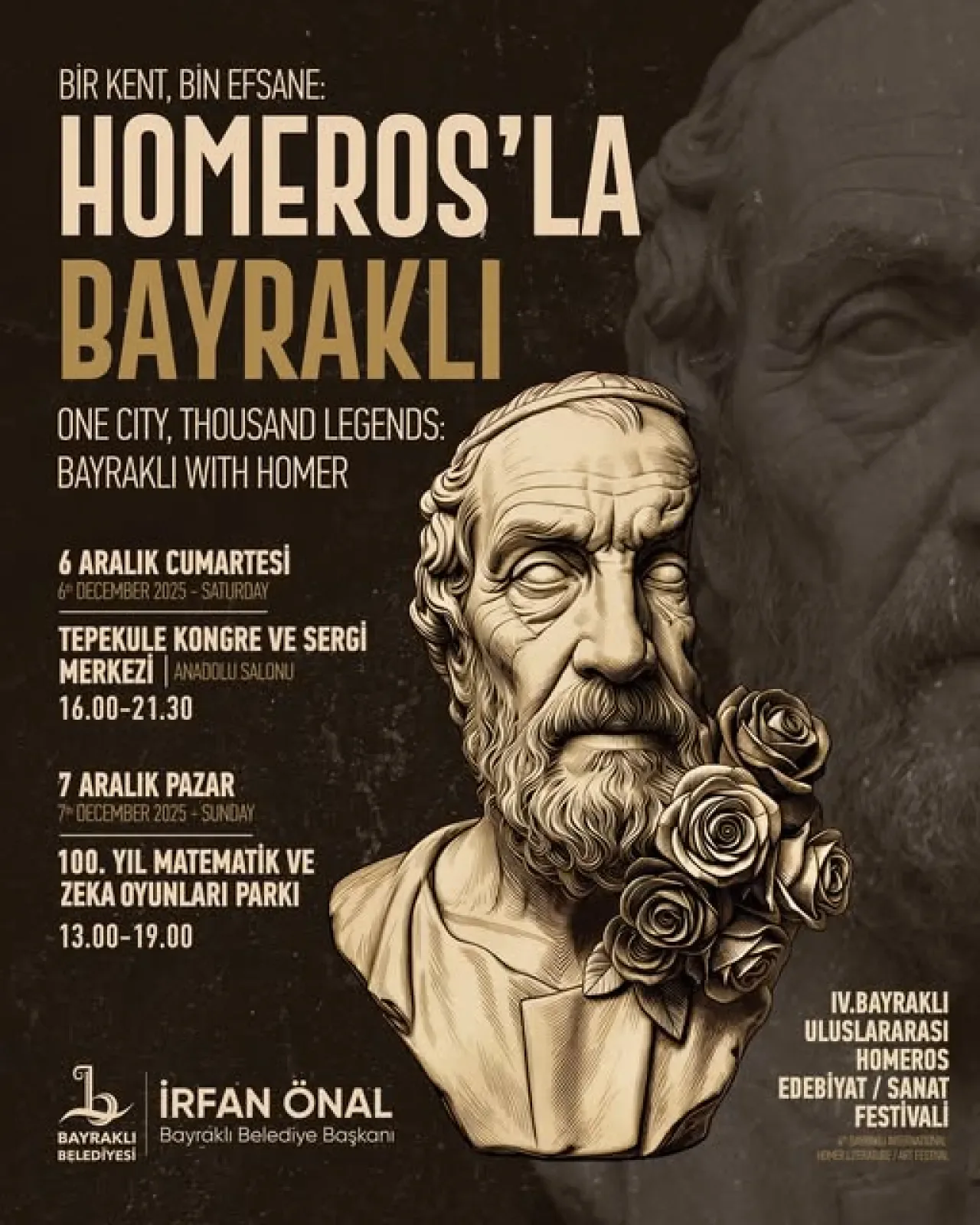 Bayraklı, Homeros'un İzinde Dördüncü Kez Edebiyat ve Sanatla Buluşuyor Bayraklı, Homeros'un İzinde Dördüncü Kez Edebiyat ve Sanatla Buluşuyor