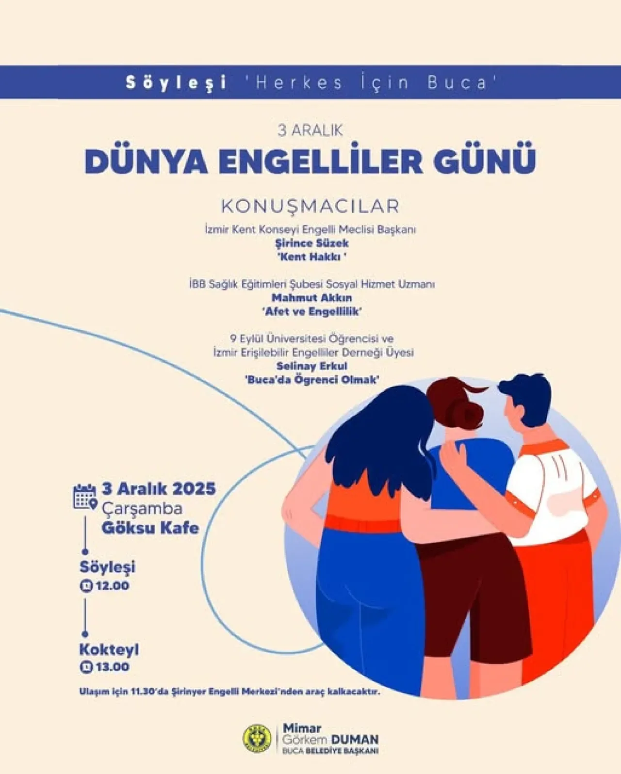 Buca'da Engelliler Günü'nde Erişilebilir Yaşam Vurgusu Buca'da Engelliler Günü'nde Erişilebilir Yaşam Vurgusu
