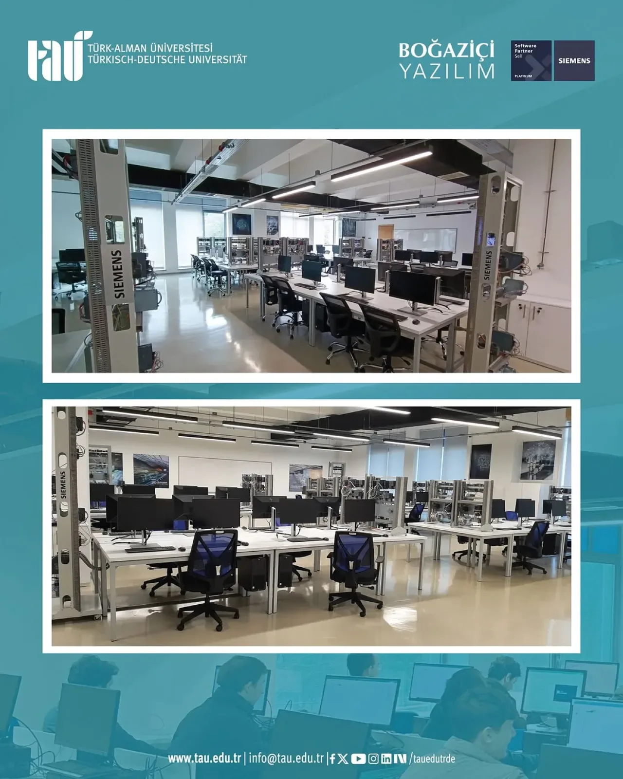 Türk-Alman Üniversitesi Mühendislik Öğrencileri Siemens NX Yazılımı ile Geleceğe Hazırlanıyor Türk-Alman Üniversitesi Mühendislik Öğrencileri Siemens NX Yazılımı ile Geleceğe Hazırlanıyor