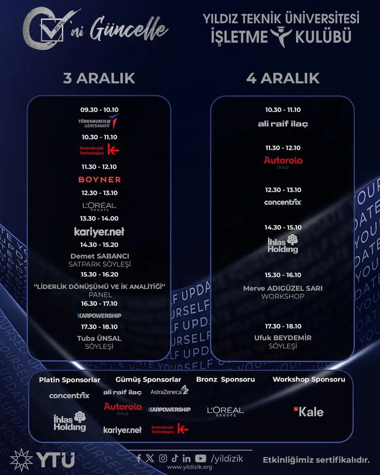 Yıldız İşletme Kulübü, Öğrenciler İçin CV Güncelleme Etkinliği Düzenliyor Yıldız İşletme Kulübü, Öğrenciler İçin CV Güncelleme Etkinliği Düzenliyor