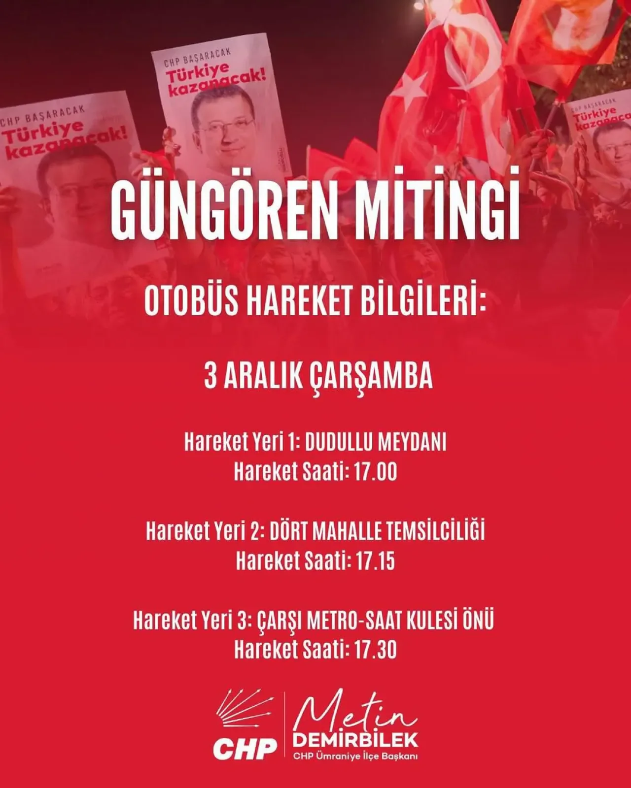 CHP Ümraniye Kadın Kolları Güngören Mitingi İçin Seferber Oldu CHP Ümraniye Kadın Kolları Güngören Mitingi İçin Seferber Oldu