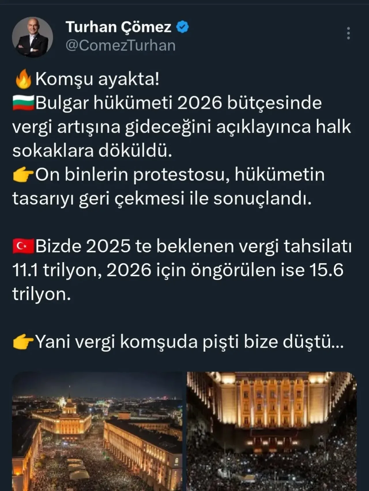 Bulgaristan'da Vergi Artışı Protestoları: Halk Sokaklara Döküldü, Hükümet Geri Adım Attı Bulgaristan'da Vergi Artışı Protestoları: Halk Sokaklara Döküldü, Hükümet Geri Adım Attı