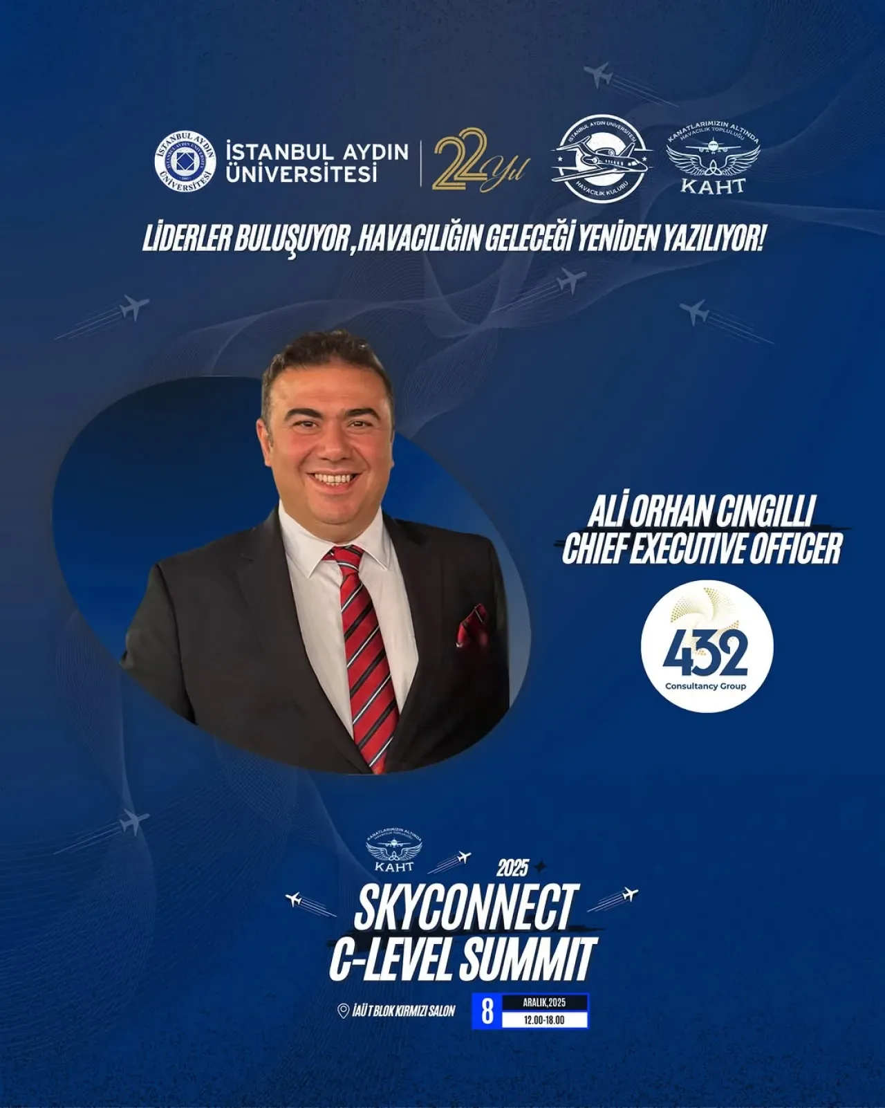 Ali Orhan Cıngıllı, İAÜ'de Havacılık Öğrencileriyle Buluşuyor Ali Orhan Cıngıllı, İAÜ'de Havacılık Öğrencileriyle Buluşuyor