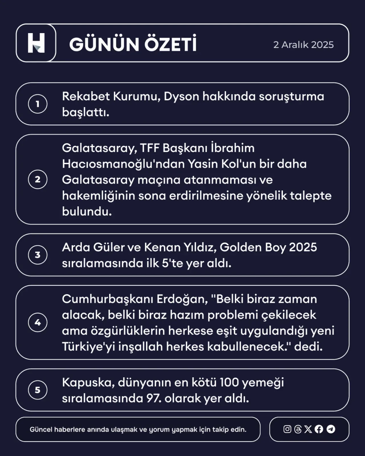 Türkiye Gündemi: 2 Aralık 2025'te Öne Çıkan Başlıklar Türkiye Gündemi: 2 Aralık 2025'te Öne Çıkan Başlıklar