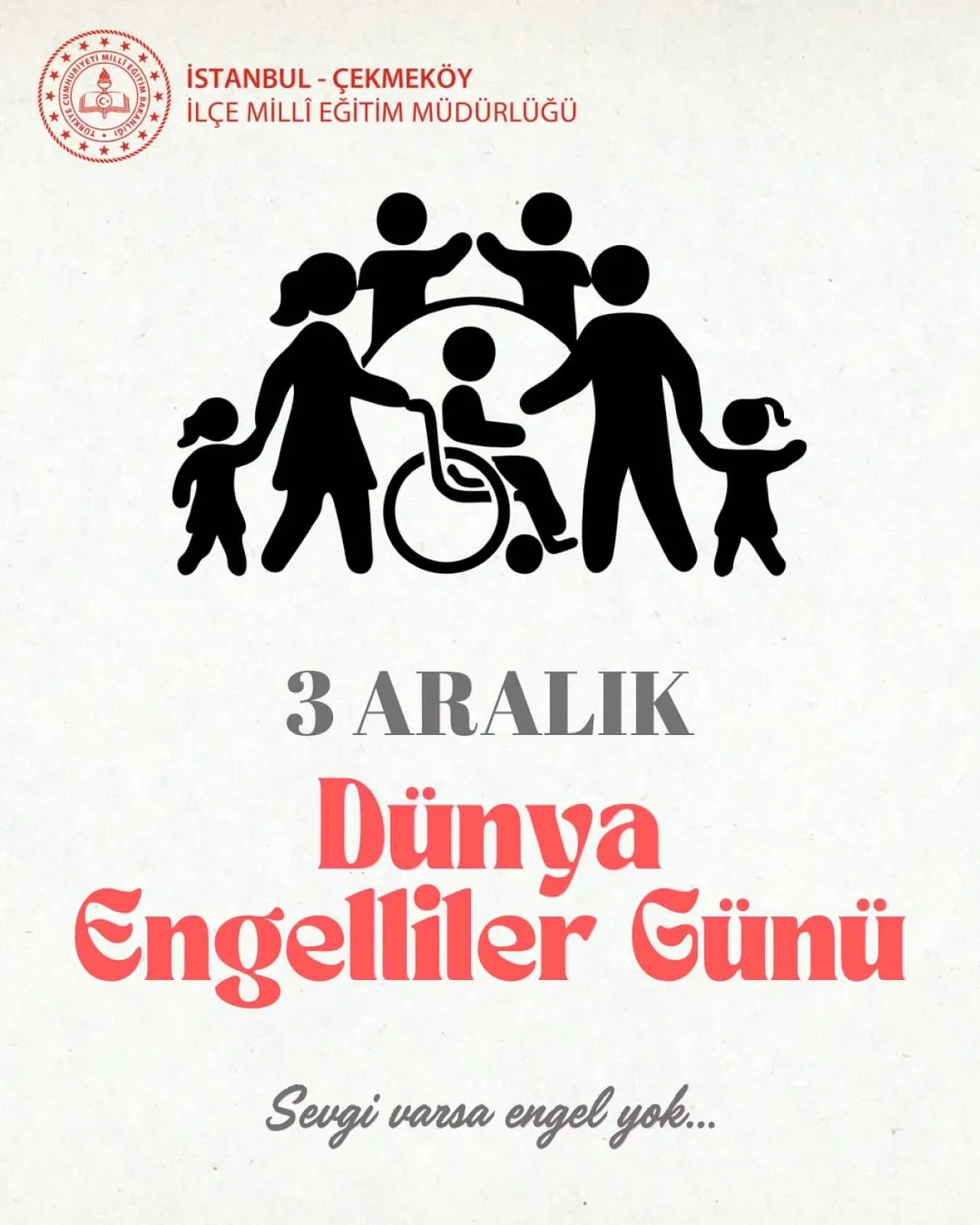 İstanbul Çekmeköy'de 3 Aralık Dünya Engelliler Günü'nde Farkındalık Vurgusu İstanbul Çekmeköy'de 3 Aralık Dünya Engelliler Günü'nde Farkındalık Vurgusu