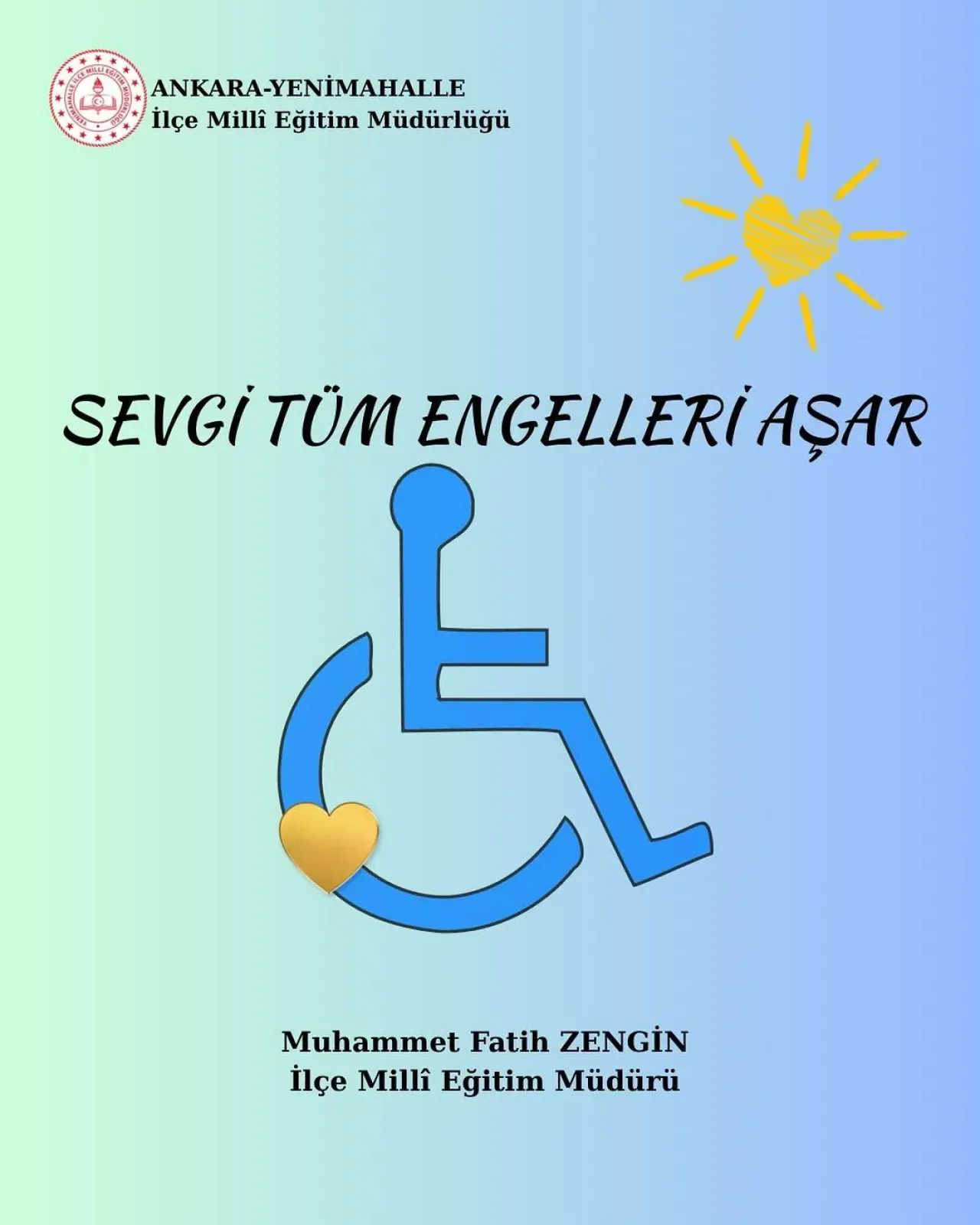 Yenimahalle'de Dünya Engelliler Günü'nde Farkındalık ve Dayanışma Mesajı Yenimahalle'de Dünya Engelliler Günü'nde Farkındalık ve Dayanışma Mesajı