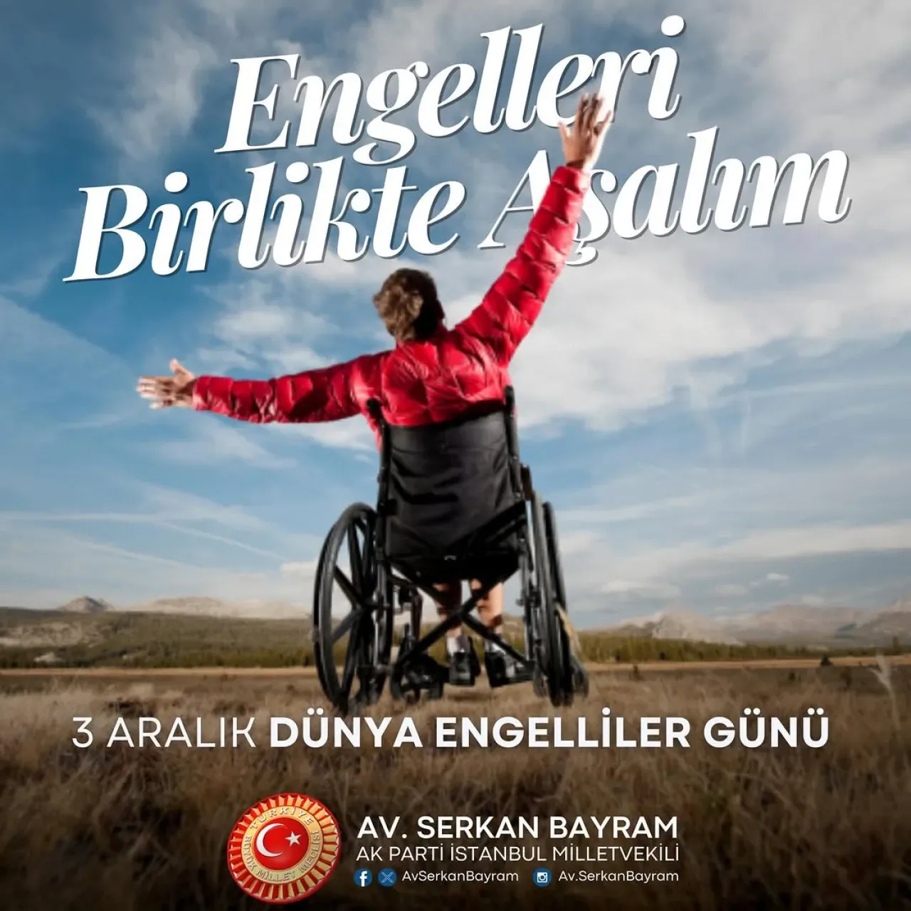 3 Aralık Dünya Engelliler Günü'nde Sevgi ve Dayanışma Mesajı 3 Aralık Dünya Engelliler Günü'nde Sevgi ve Dayanışma Mesajı