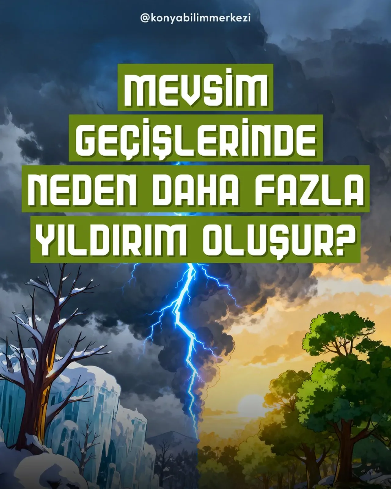 Konya Bilim Merkezi'nden Yıldırım ve Gök Gürültüsünün Oluşum Süreci Açıklandı Konya Bilim Merkezi'nden Yıldırım ve Gök Gürültüsünün Oluşum Süreci Açıklandı