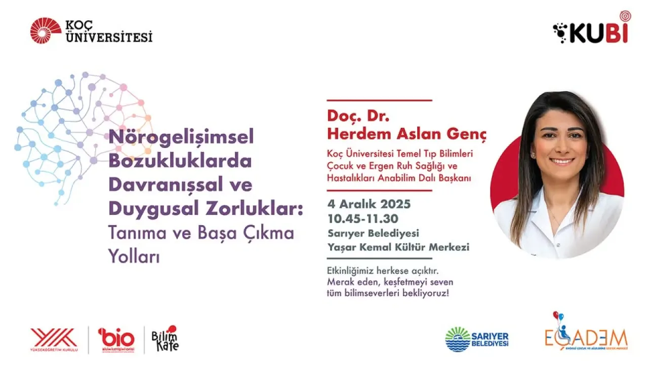 Otizm ve Zihinsel Yetersizlikte Davranışsal Zorluklar Koç Üniversitesi'nde Ele Alınacak Otizm ve Zihinsel Yetersizlikte Davranışsal Zorluklar Koç Üniversitesi'nde Ele Alınacak