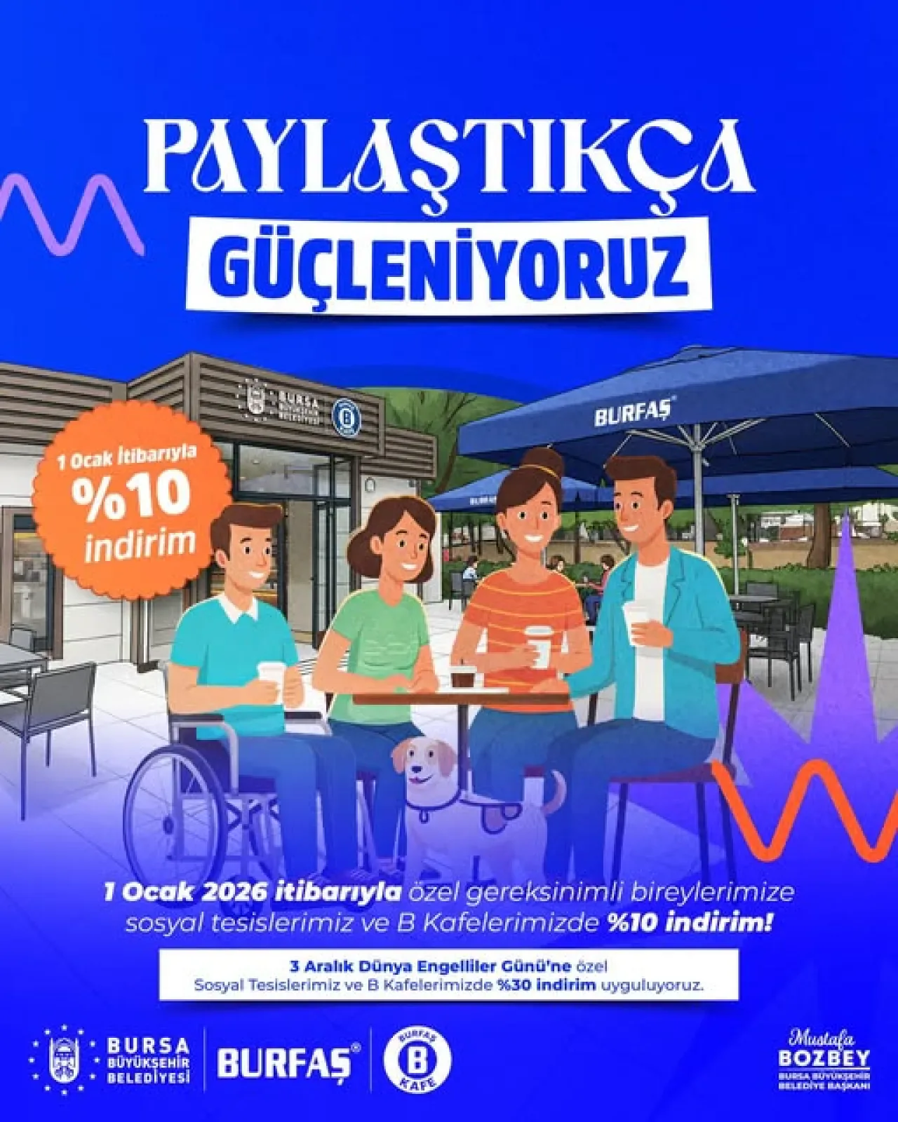 Bursa Büyükşehir Belediyesi, Özel Gereksinimli Bireylere İndirim Müjdesi Verdi Bursa Büyükşehir Belediyesi, Özel Gereksinimli Bireylere İndirim Müjdesi Verdi