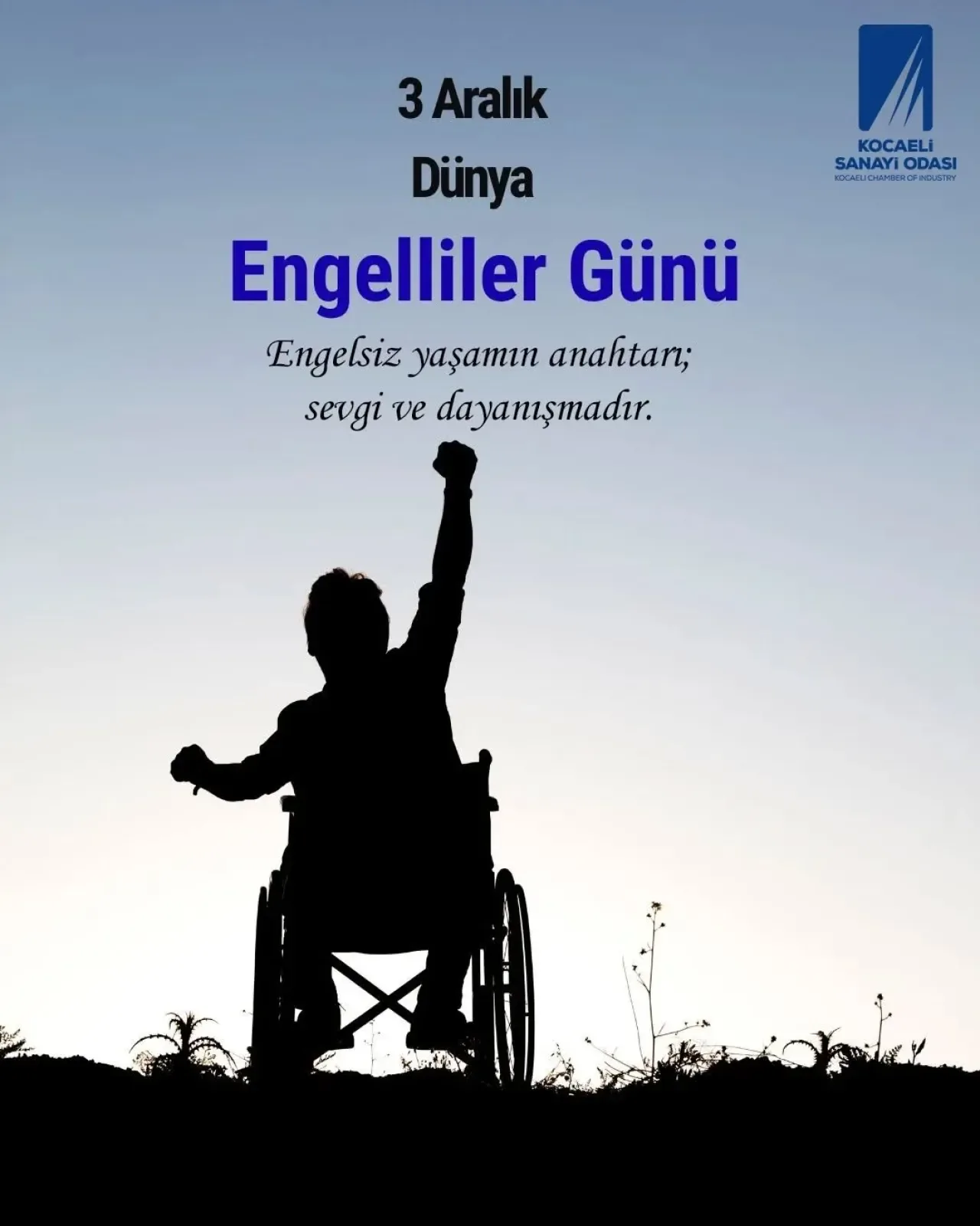 3 Aralık Dünya Engelliler Günü'nde Anlamlı Mesaj: Engeller Dayanışma ile Aşılır 3 Aralık Dünya Engelliler Günü'nde Anlamlı Mesaj: Engeller Dayanışma ile Aşılır
