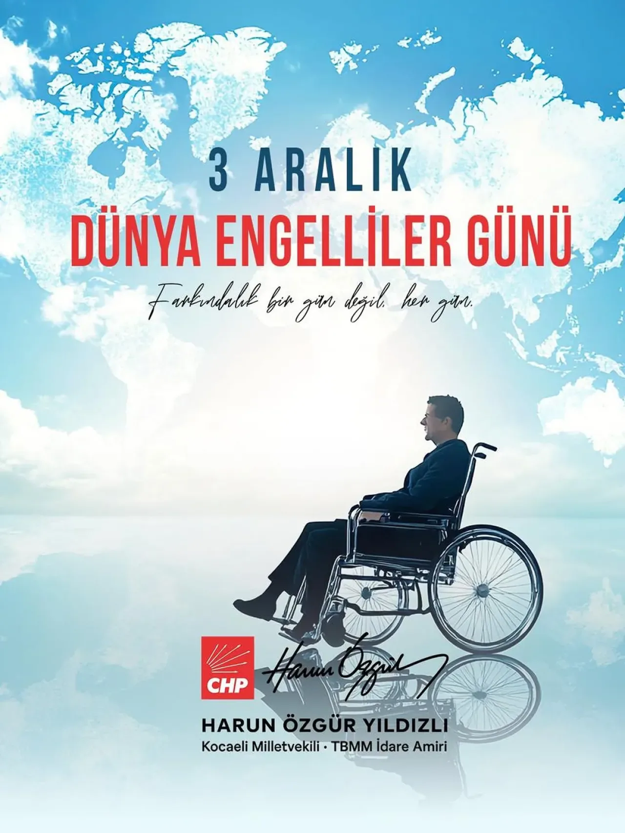 3 Aralık Dünya Engelliler Günü'nde Anlamlı Mesaj: En Büyük Engel Sevgisizlik 3 Aralık Dünya Engelliler Günü'nde Anlamlı Mesaj: En Büyük Engel Sevgisizlik
