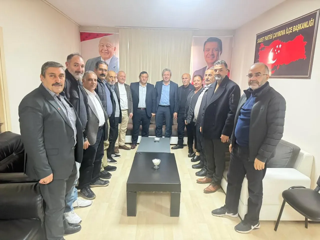Saadet Partisi Çayırova İlçe Başkanı Sinan Aydemir Muhtarlarla Buluştu Saadet Partisi Çayırova İlçe Başkanı Sinan Aydemir Muhtarlarla Buluştu