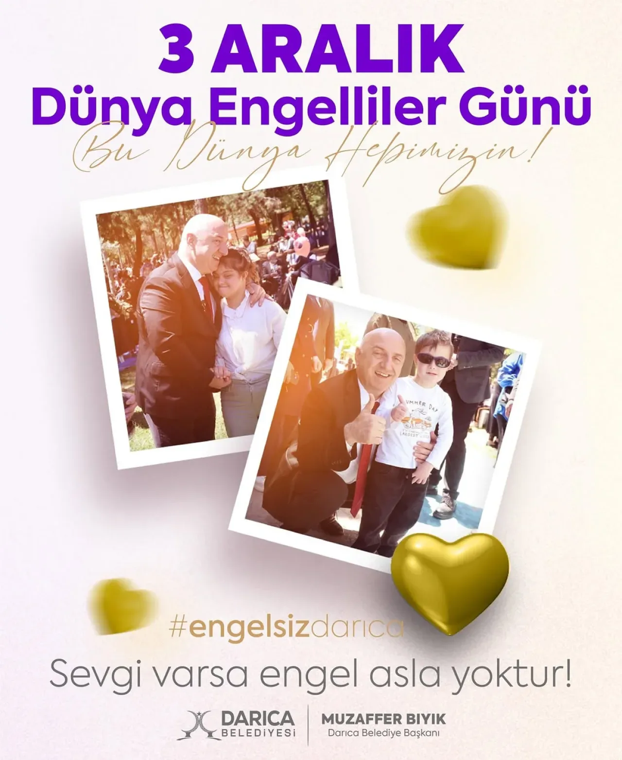 Dünya Engelliler Günü'nde Anlamlı Farkındalık Dünya Engelliler Günü'nde Anlamlı Farkındalık
