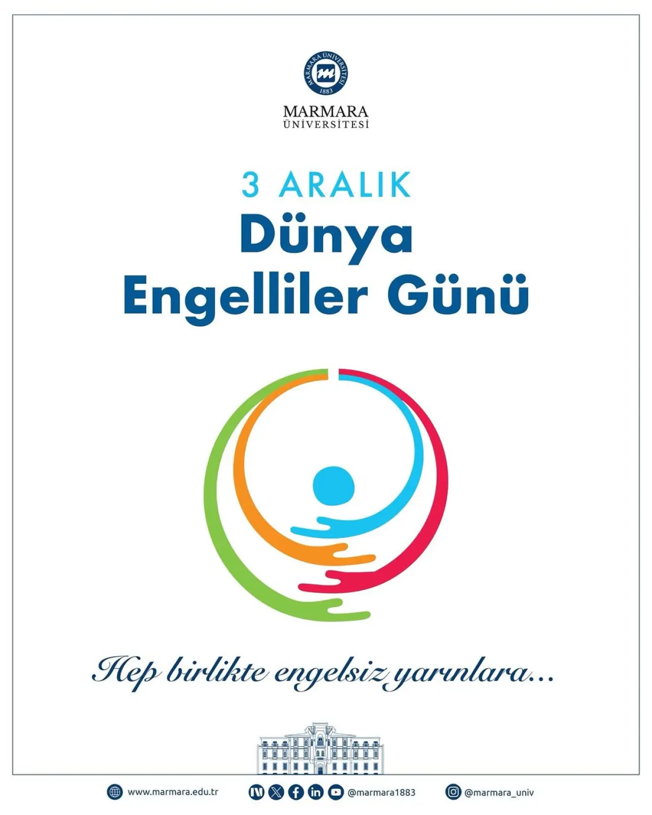 3 Aralık Dünya Engelliler Günü: Eşit Haklar ve Engelsiz Yarınlar Vurgusu 3 Aralık Dünya Engelliler Günü: Eşit Haklar ve Engelsiz Yarınlar Vurgusu
