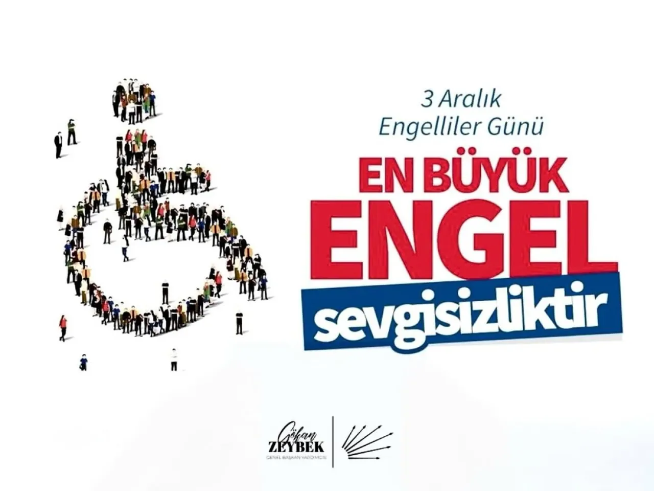 CHP'li Zeybek, 3 Aralık Dünya Engelliler Günü'nde Eşit Yaşam Vurgusu Yaptı CHP'li Zeybek, 3 Aralık Dünya Engelliler Günü'nde Eşit Yaşam Vurgusu Yaptı