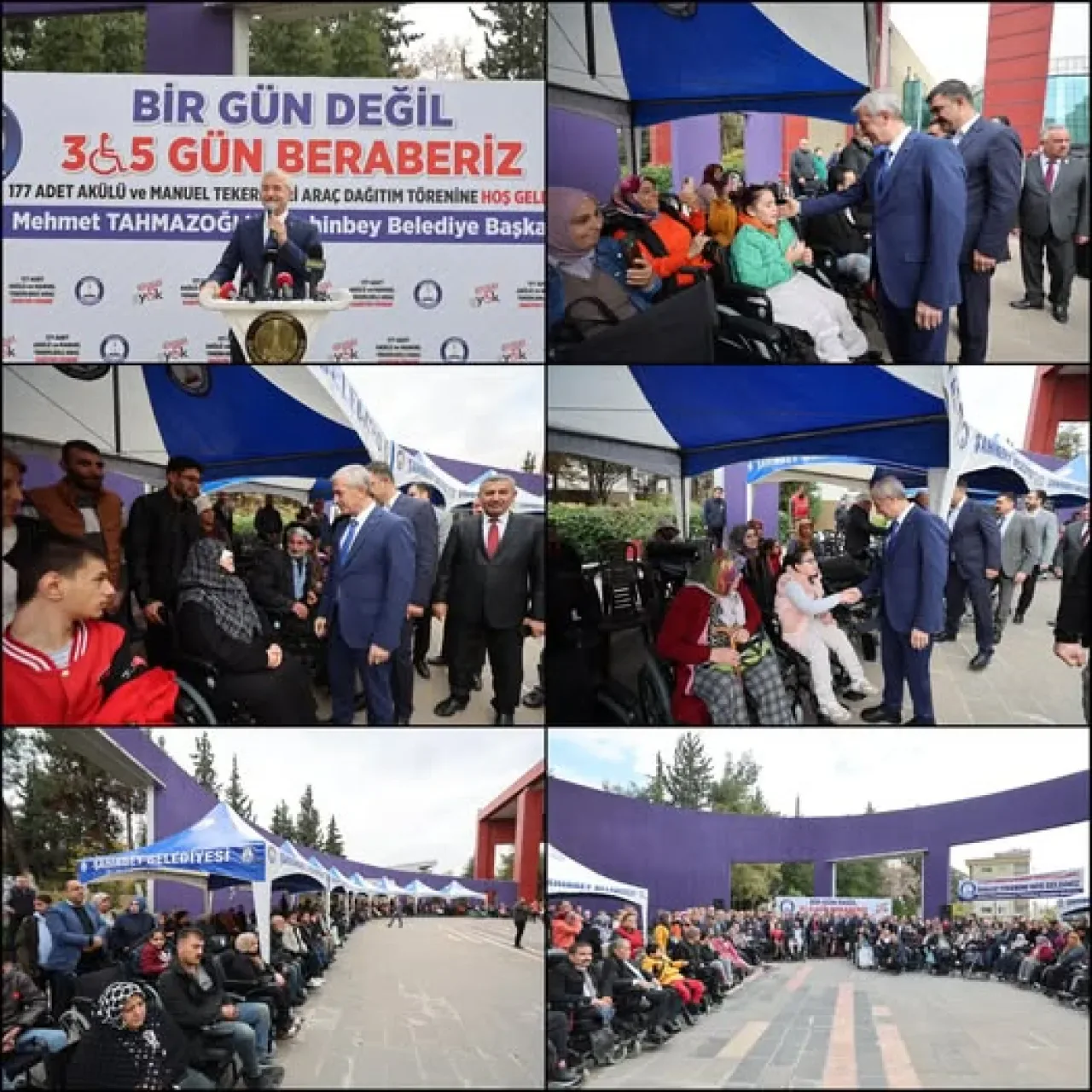Şahinbey Belediyesi, 3 Aralık Dünya Engelliler Günü'nde 177 Engelli Vatandaşa Akülü ve Manuel Sandalye Hediye Etti Şahinbey Belediyesi, 3 Aralık Dünya Engelliler Günü'nde 177 Engelli Vatandaşa Akülü ve Manuel Sandalye Hediye Etti
