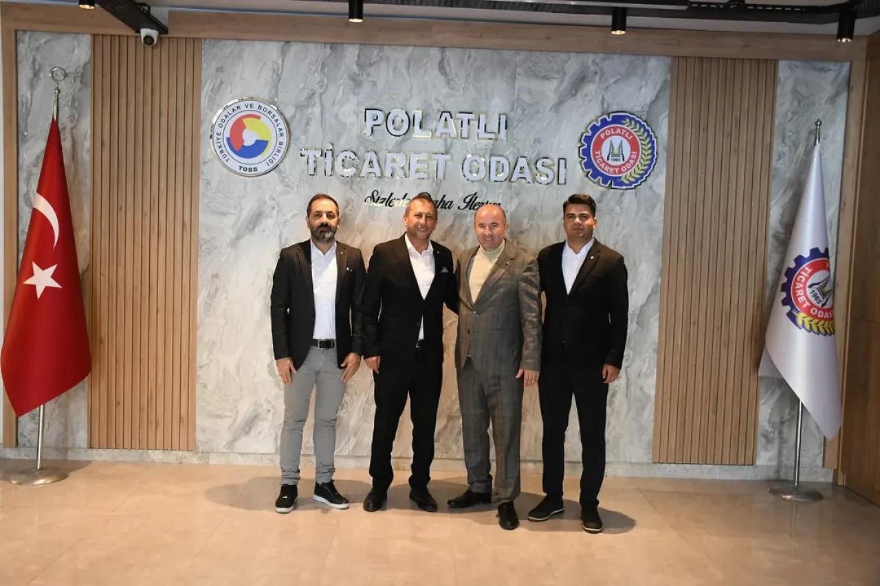 Polatlı Ticaret Odası Başkanı Ulvi Sakarya, Çubuk Ticaret Borsası Heyetini Ağırladı Polatlı Ticaret Odası Başkanı Ulvi Sakarya, Çubuk Ticaret Borsası Heyetini Ağırladı