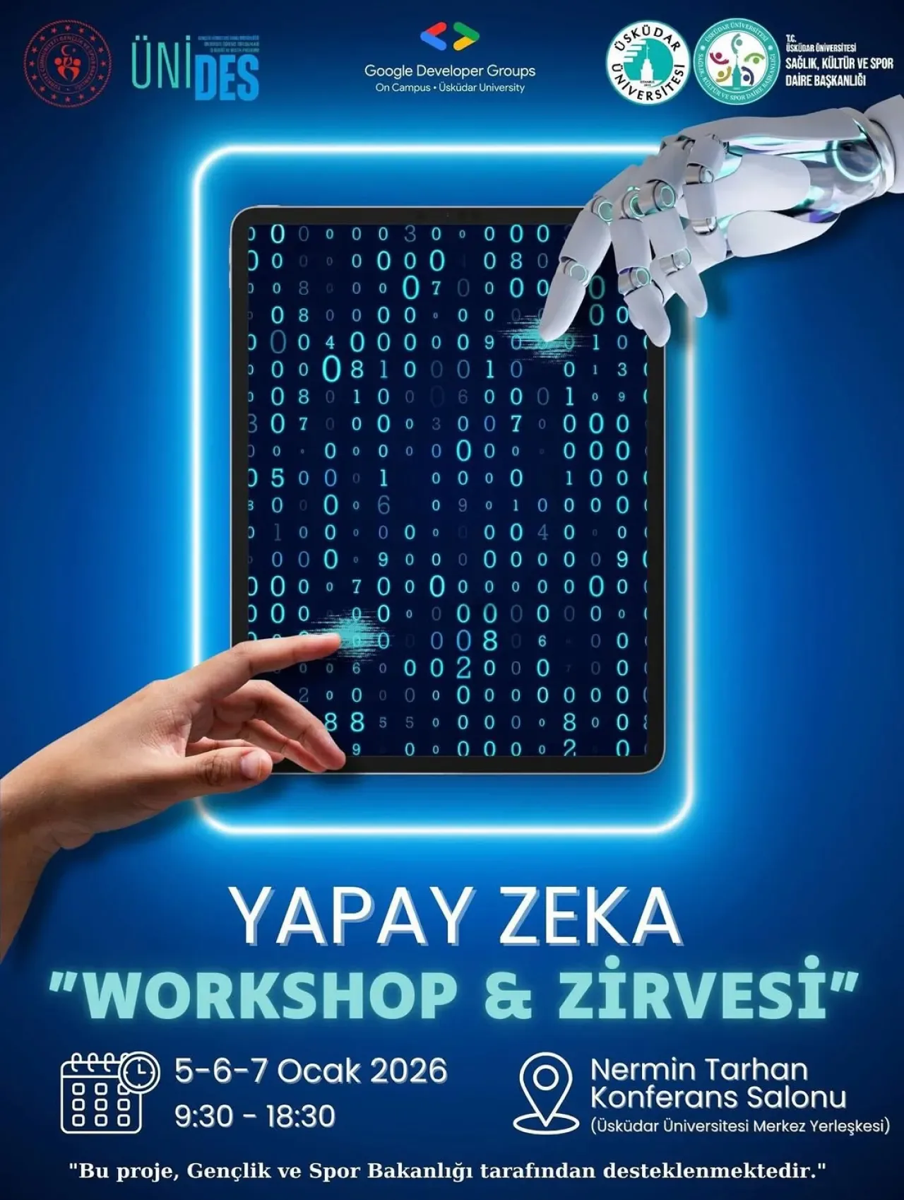 Üsküdar Üniversitesi'nde Yapay Zeka Workshop Zirvesi Düzenleniyor Üsküdar Üniversitesi'nde Yapay Zeka Workshop Zirvesi Düzenleniyor
