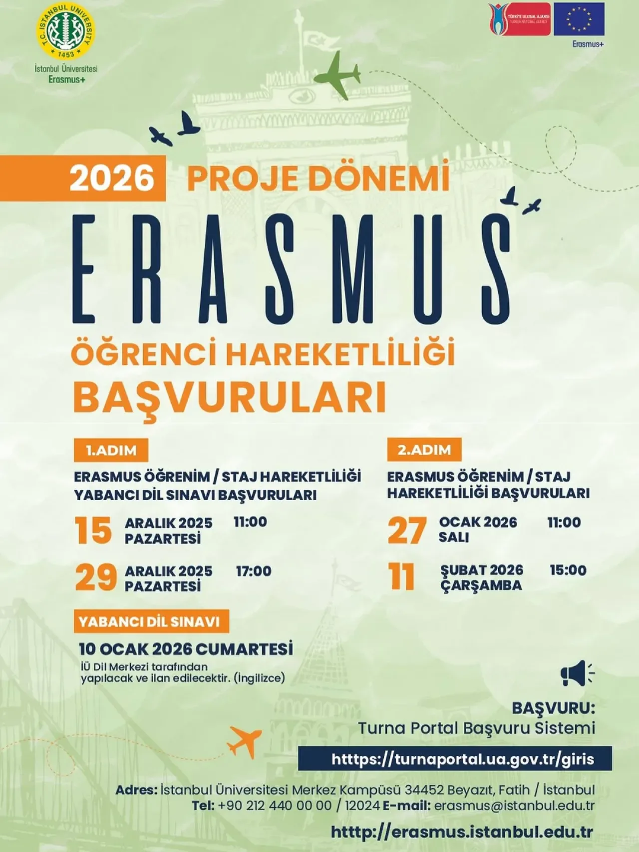İstanbul Üniversitesi Diş Hekimliği Fakültesi 2026 Erasmus Başvurularını Açtı İstanbul Üniversitesi Diş Hekimliği Fakültesi 2026 Erasmus Başvurularını Açtı