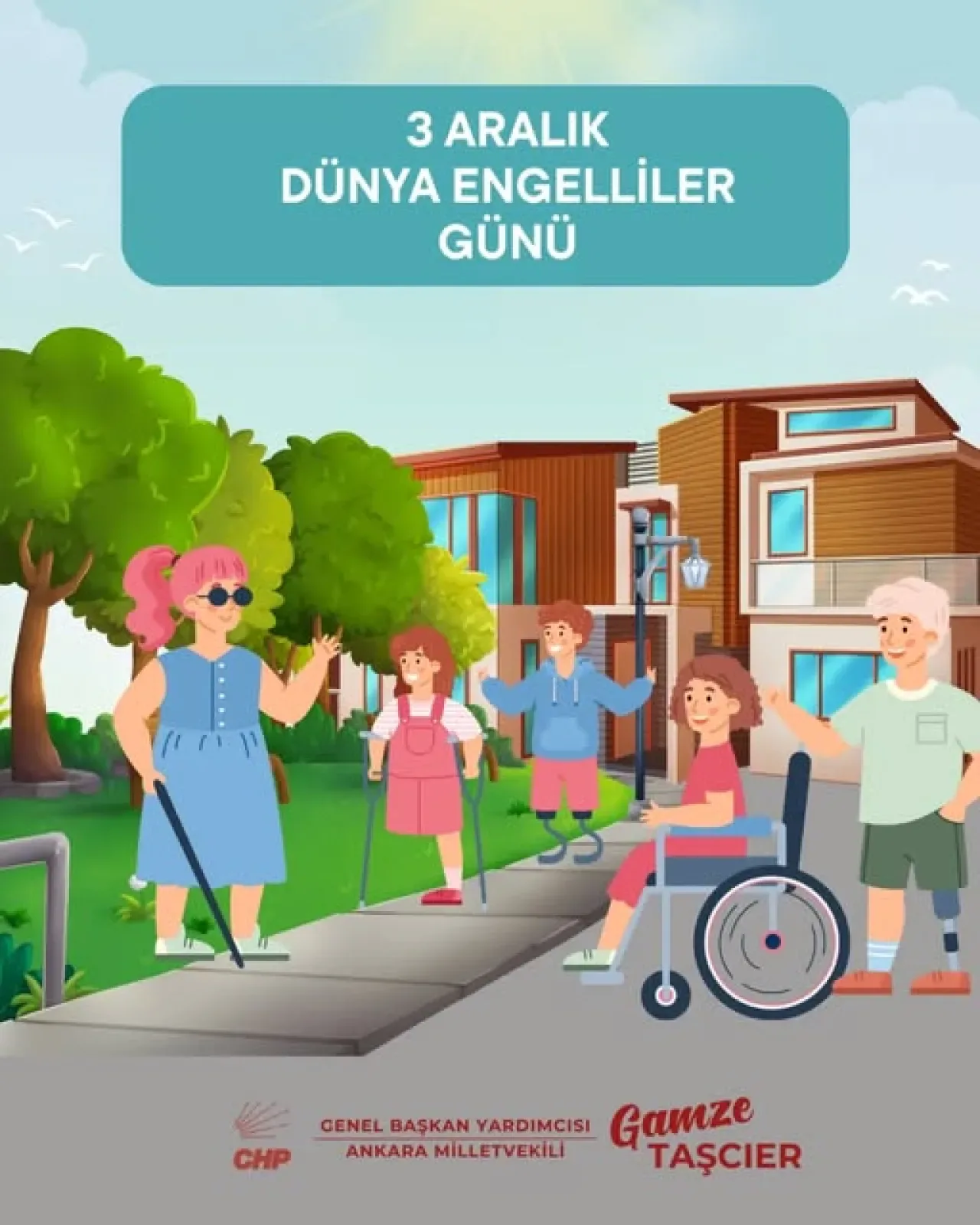 CHP'li Taşçıer'den 3 Aralık Dünya Engelliler Günü Mesajı: Engelsiz Bir Türkiye Vurgusu CHP'li Taşçıer'den 3 Aralık Dünya Engelliler Günü Mesajı: Engelsiz Bir Türkiye Vurgusu