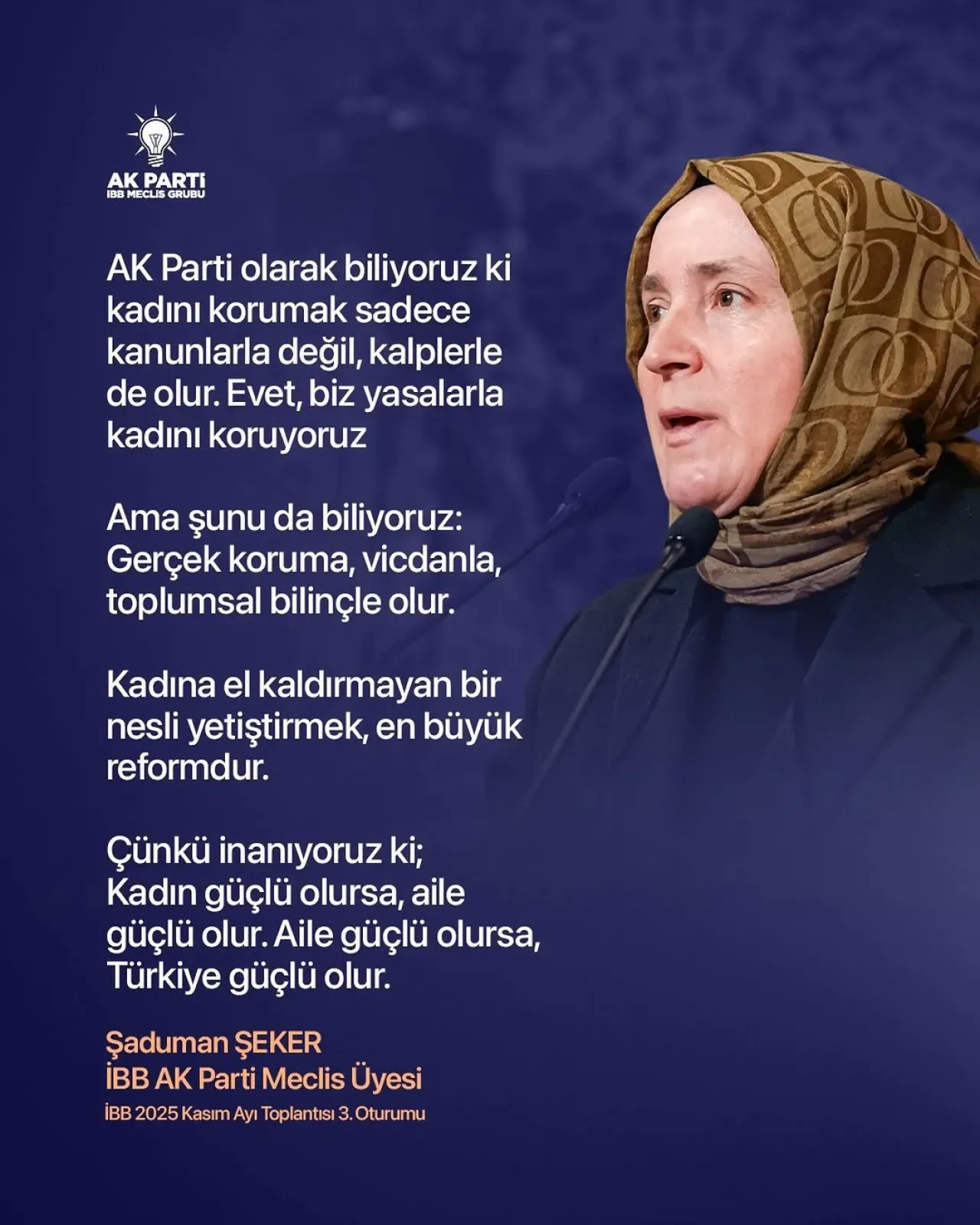 Pendik Belediye Meclis Üyesi Şaduman Şeker: "Kadın Güçlü Olursa, Türkiye Güçlü Olur" Pendik Belediye Meclis Üyesi Şaduman Şeker: "Kadın Güçlü Olursa, Türkiye Güçlü Olur"