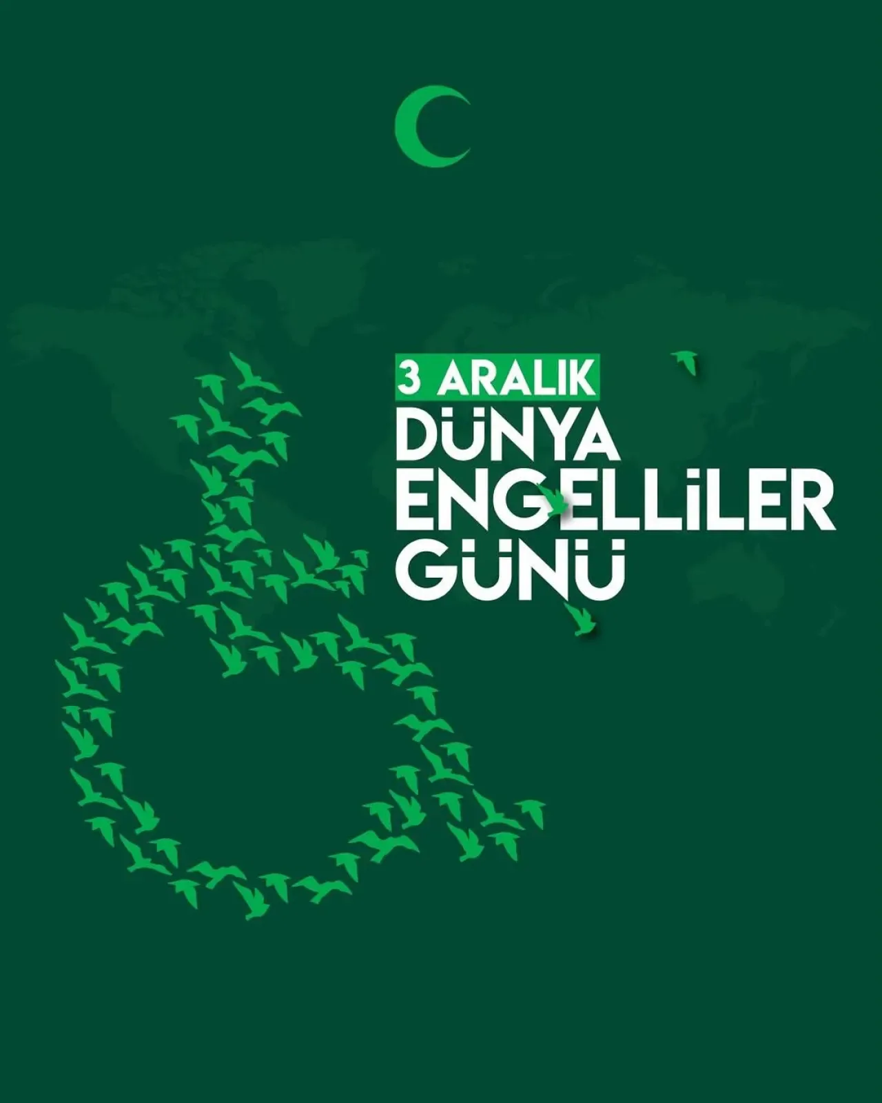 Yeşilay, 3 Aralık Dünya Engelliler Günü'nde Farkındalık İçin Bir Araya Geldi Yeşilay, 3 Aralık Dünya Engelliler Günü'nde Farkındalık İçin Bir Araya Geldi