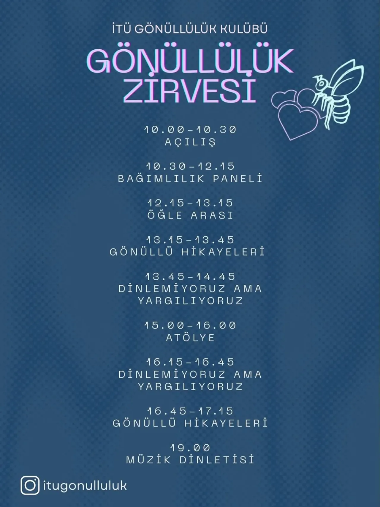 İTÜ Gönüllülük Zirvesi'nin Programı Açıklandı İTÜ Gönüllülük Zirvesi'nin Programı Açıklandı