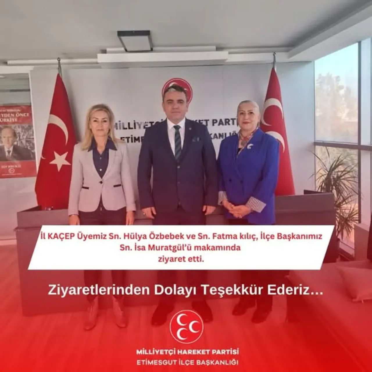 MHP Etimesgut İlçe Başkanı Muratgül, İl KAÇEP Üyelerini Ağırladı MHP Etimesgut İlçe Başkanı Muratgül, İl KAÇEP Üyelerini Ağırladı
