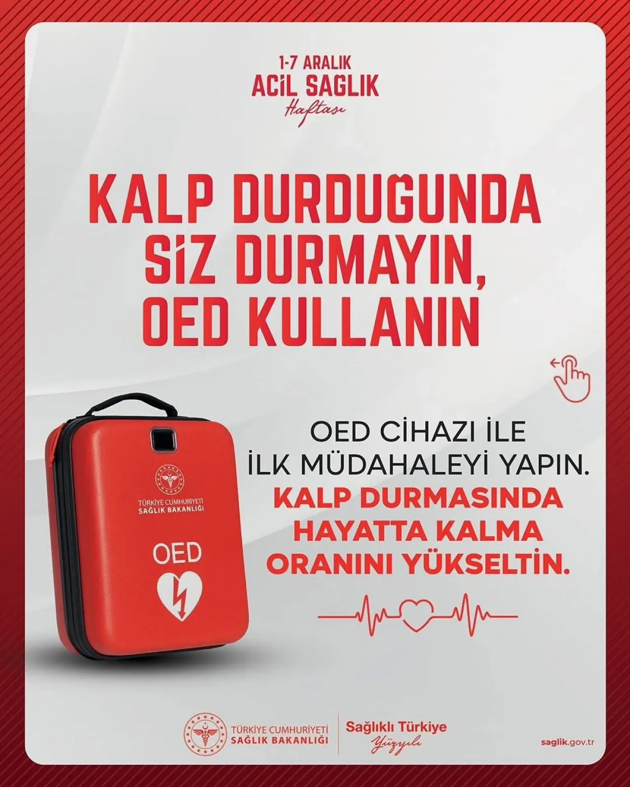 Antalya'da OED Cihazları ile Acil Müdahalede Yeni Dönem Antalya'da OED Cihazları ile Acil Müdahalede Yeni Dönem
