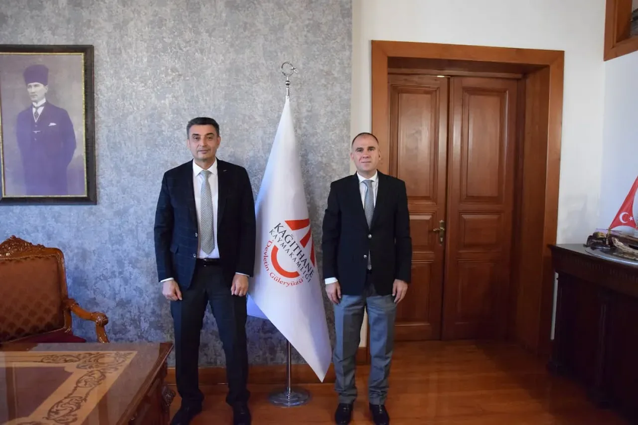 Kağıthane Kaymakamlığı'nda Üst Düzey Ziyaret Kağıthane Kaymakamlığı'nda Üst Düzey Ziyaret