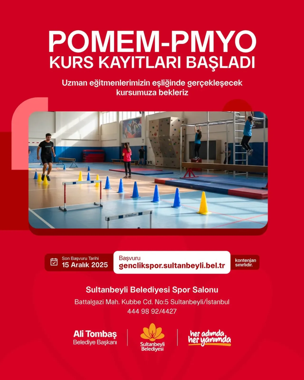 POMEM ve PMYO Sınavlarına Hazırlık İçin Sultanbeyli Belediyesi'nde Kurs Kayıtları Başladı POMEM ve PMYO Sınavlarına Hazırlık İçin Sultanbeyli Belediyesi'nde Kurs Kayıtları Başladı